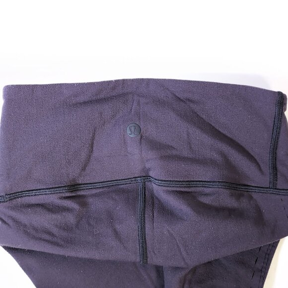 Lululemon Leggings Purple Cutout Tights Womens Size 4 - Picture 6 of 8